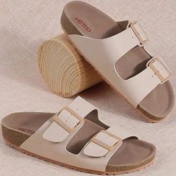 Metro Women's Beige Casual Sandals-image-43
