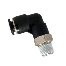 TECHNO GPL 6-04 G Thread Brass Fitting with Black Cap image 1