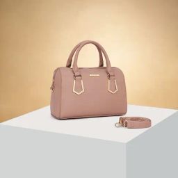 Forever Glam by Pantaloons Dark Blush Solid Handbag-image-38
