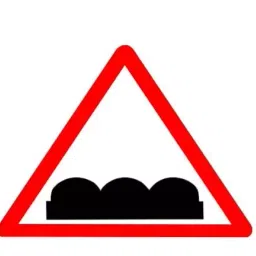 Ladwa 600 mm Rough Road Cautionary Retro Reflective Road Signage, (1 Pcs)-picture-44