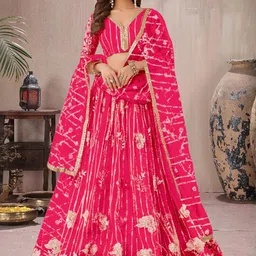 F Plus Fashion Multi Net Lehenga Choli-image-79