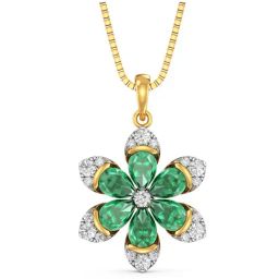 Joyalukkas 18k Yellow Gold & Diamond Chain Pendant for Women-image-89