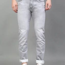 Louis Stitch Light Grey Slim Fit Jeans-image-6