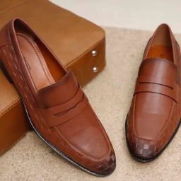 Louis Stitch Men's Tan Formal Loafers-image-78