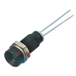 RS PRO Green Panel Mount Indicator 2V DC, Mounting Hole Size 6 mm, IP Rating IP67, Model No 211932-19