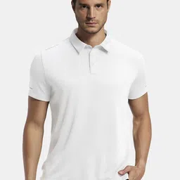 Jockey Men Antimicrobial Solid Polo Collar T-shirt-picture-39