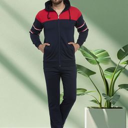 WILD WEST Men Colourblocked Tracksuits-picture-15