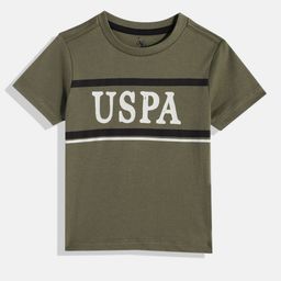 U.S. Polo Assn. Kids Boys Brand Logo Printed Pure Cotton T-shirt-picture-29