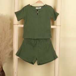 Moms Home Unisex Kids T-shirt with Shorts-26