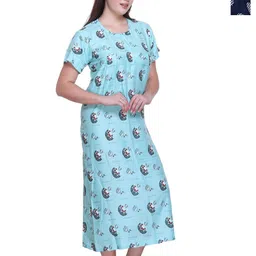 TRUDO Printed Maxi Nightdress-picture-3