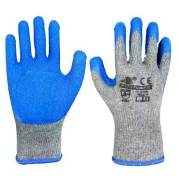 SSWW Coated Safety Gloves with Synthetic Crinkle Blue & Grey M Size, SSWW108 (Pack of 100 Pair)-image-78