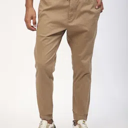 R&B Men Cotton Joggers Drawstring Joggers Trousers-image-26