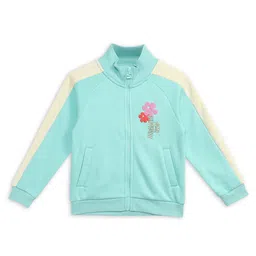 Puma Classics Bubble Bloom T7 Girls Printed Pure Cotton Long Sleeve Jacket-image-25
