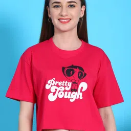 Dreambe Women Typography Printed T-shirt-picture-8