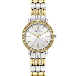 GUESS Women Dress Hayley Embellished Analogue Watch GW0612L2-24