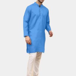 ANUJ FASHION Men Mandarin Collar Straight Kurta-picture-44