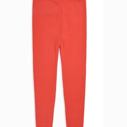 RVK Solid Woollen Ankle Length Leggings - Orange-picture-39