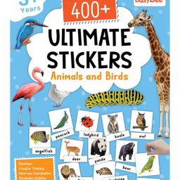 400+ Ultimate Stickers Book - Animals and Birds for 3+ Years Kids-98