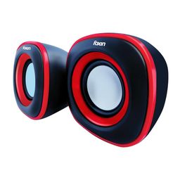 Foxin FMS- 375 Plus 2.0 Multimedia Speaker System - Red-26