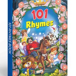 101 Rhymes Book for kids (Hardbound) :  Children's rhymes collection, Learning book for kids,  Rhymes for early readers, Kids fun learning book.-2