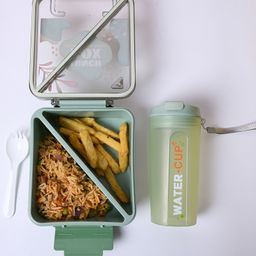 VONCASA Mint Green Lunch Box Set - Fresh and Invigorating-11