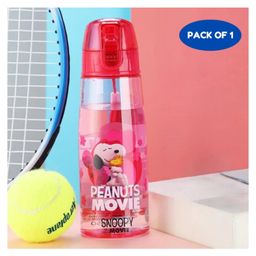 Puchku Kids Plastic Water Bottle for School , Playing (Pack of 1, Dark Pink)-28