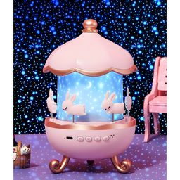 NEGOCIO Rabbits 6 Film,Baby Night Light Projector,USB Cable,360 Rotating Kids Night Light for Bedroom,5 Colours,Star Baby Projector Light- PACK OF 1- COLOR MAY VARY-image-9