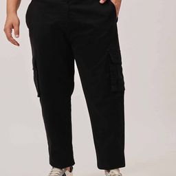 UNSTD Men Printed Urban Slim Cargos Trousers-image-22