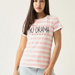 SHOWOFF Women Striped Slim Fit T-shirt-picture-25