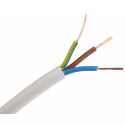 RS PRO 3 Core Power Cable 100 m 0.5 mm² White 300 V, 500 V, 7756066-image-99