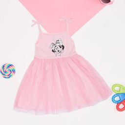 Pantaloons Baby Girls Graphic Printed Shoulder Straps Fit & Flare Cotton Dress-28