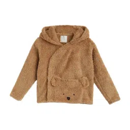 Cherry Crumble By Nitt Hyman Kids Brown Applique Pattern Hoodie-image-38