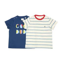 Allen Solly Junior Multicolor Cotton Printed T-Shirts - Pack of 2-image-47