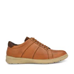 Carlo Romano Men's Tan Derby Shoes-image-31