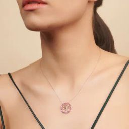 Curio Cottage 92.5 Sterling Silver Rose Gold-Plated Tree of Life Necklace for Women-image-13