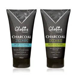 Globus Naturals Charcoal Detoxifying Combo Kit for Exfoliation, Anti-acne & Pimples-11