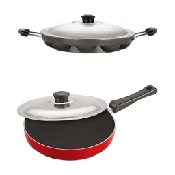 Nirlon Red Aluminium Non-Stick Kitchenware Utensil Set of 2-picture-30