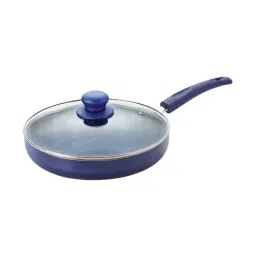 Nirlon Orange Aluminium Non-Stick Induction Frying Pan with Lid-image-20