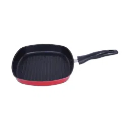 Nirlon Red Aluminium Non-Stick Square Grill Pan-picture-6