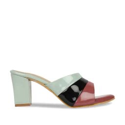 Iconics Women's Maroon & Green Casual Sandals-picture-32