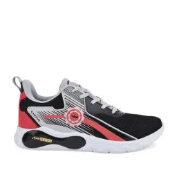 Campus Kids BRILL JR Black & Red Running Shoes-image-66