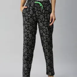 Kryptic Black Printed Pyjamas-picture-23