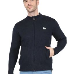 Monte Carlo Blue Regular Fit Texture Jacket-picture-41