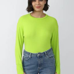 Forever 21 Green Regular Fit Top-image-99