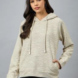 CLUB YORK Brown Fleece Checks Full Sleeves Sweatshirt-image-73