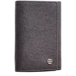 Eske Simon Brown Textured Bi-Fold Wallets For Men image 2