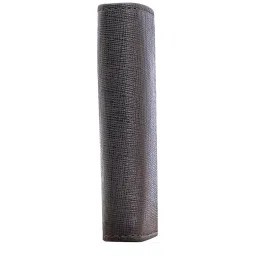 Eske Simon Brown Textured Bi-Fold Wallets For Men image 3