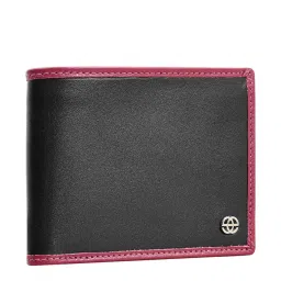 Eske Musk Black Solid Bi-Fold Wallets For Men image 2