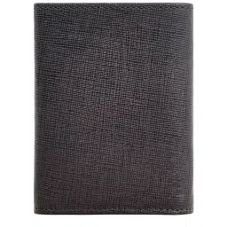 Eske Simon Brown Textured Bi-Fold Wallets For Men image 4
