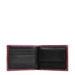 Eske Musk Black Solid Bi-Fold Wallets For Men image 5